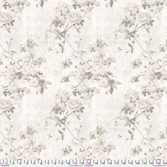 Enrapture Yearn Whisper quilting fabric by Giucy Giuce for FreeSpirit showing delicate yearning pattern in soft whisper tones