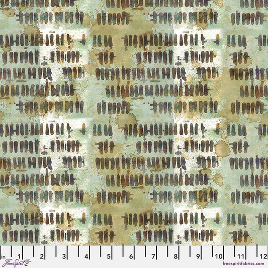 FreeSpirit Fabrics On Your Mark Finish Line Sage