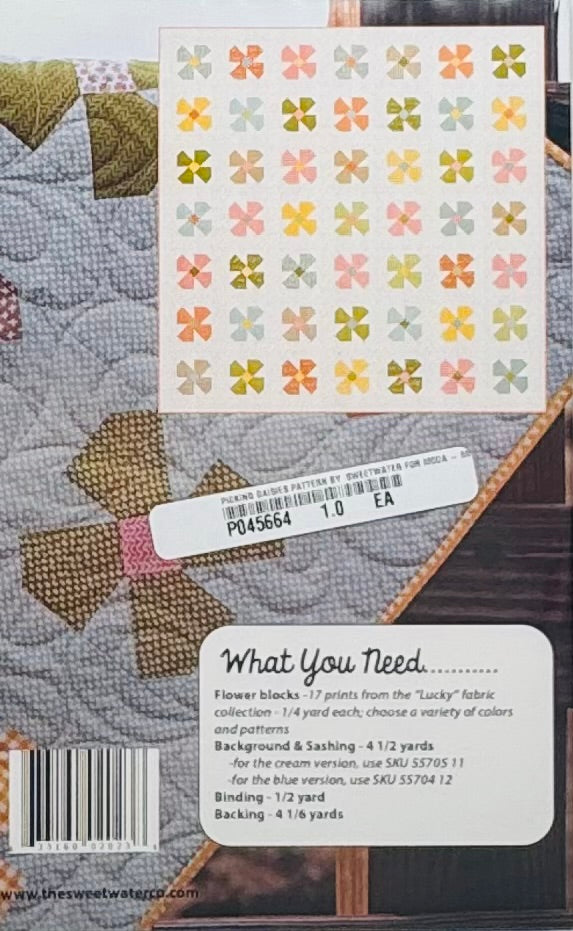 Sweetwater Spinning Daisies Quilt Pattern