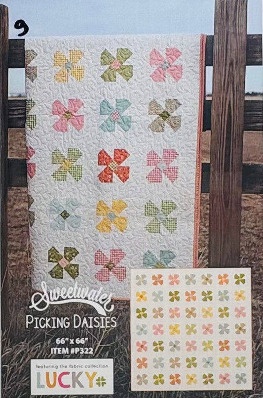 Sweetwater Picking Daisies Quilt Kit Featuring Lucky By Sweetwater
