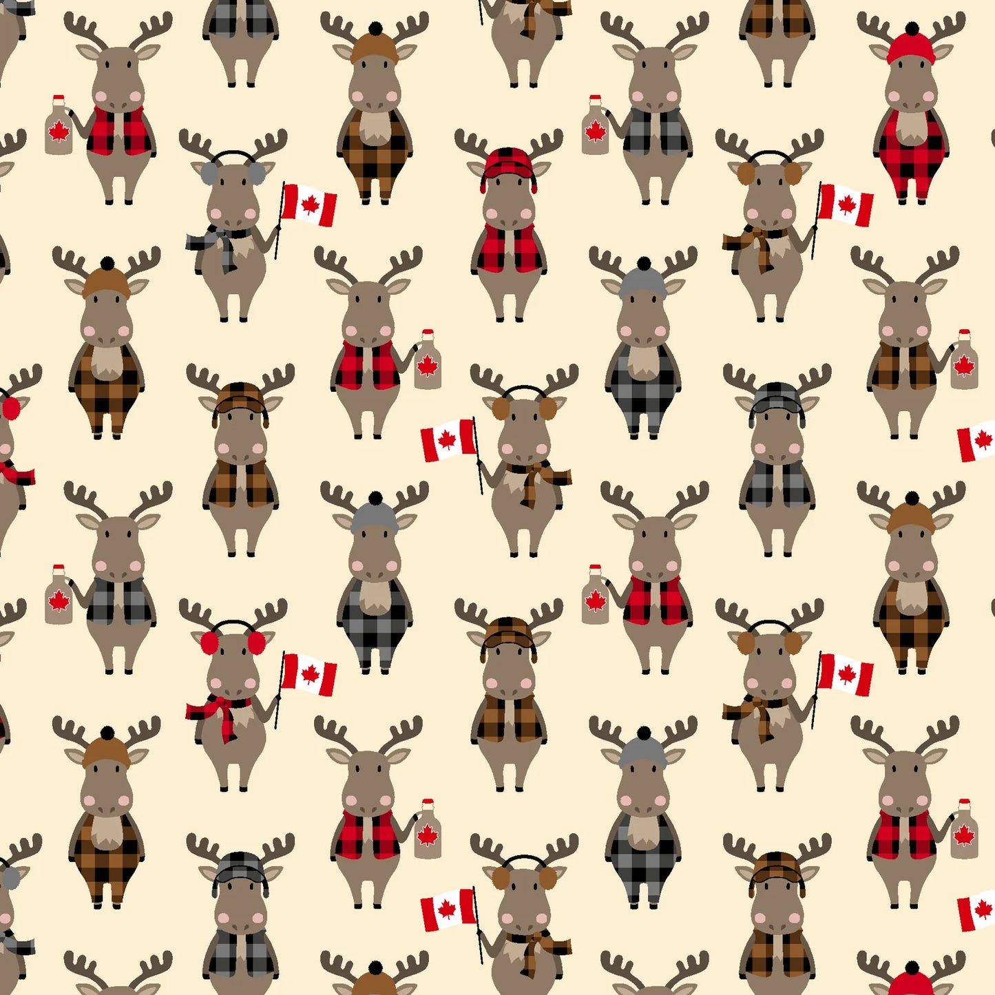 Proudly Canadian Red Pine Designs Moose Natural