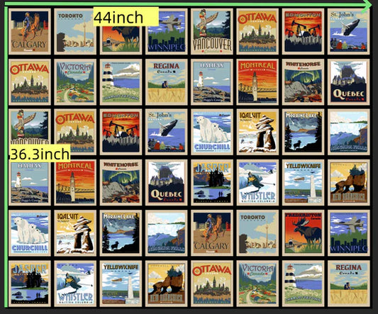 Proudly Canadian Red Pine Designs Combined Panel