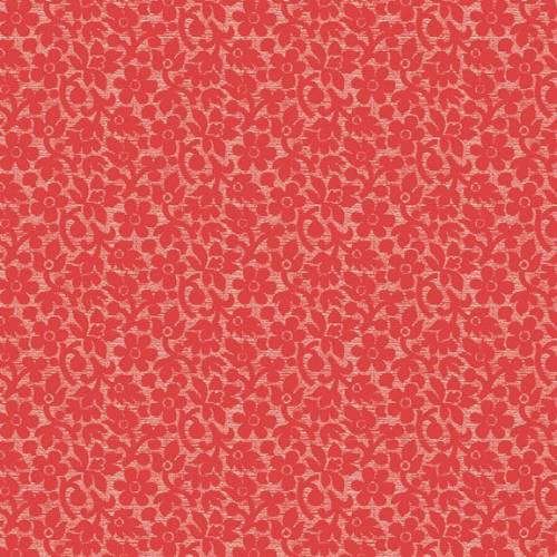Red patterned fabric texture