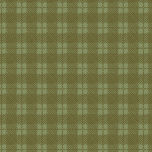 Green geometric patterned fabric texture