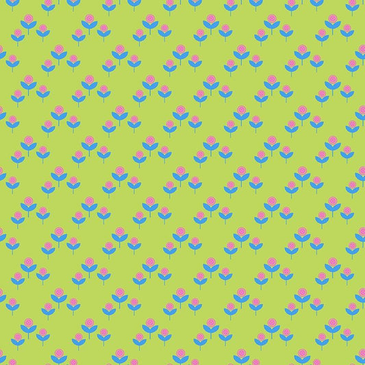 Dear Stella Quilty Helpurrs by Pammie Jane Cute as a Button - Acid