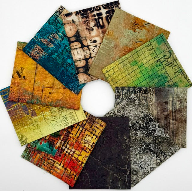Eclectic Elements Spark Pack Featuring Abandoned by Tim Holtz for Free Spirit Fabrics