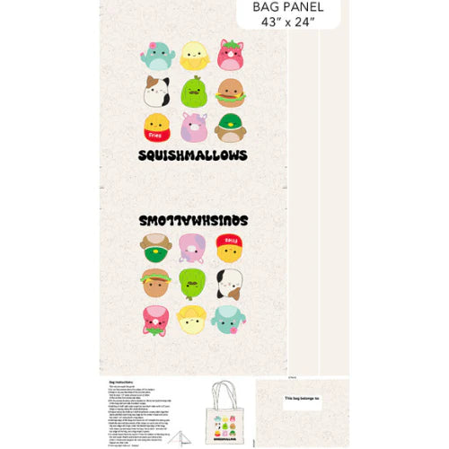Northcott Fabrics  Squishmallows Tote Panel