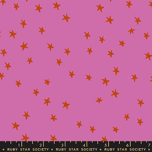 Starry Heliotrope quilting fabric by Alexia Marcelle Abegg for Ruby Star Society – allover star print in heliotrope, 100% cotton, 43/44 inches wide
