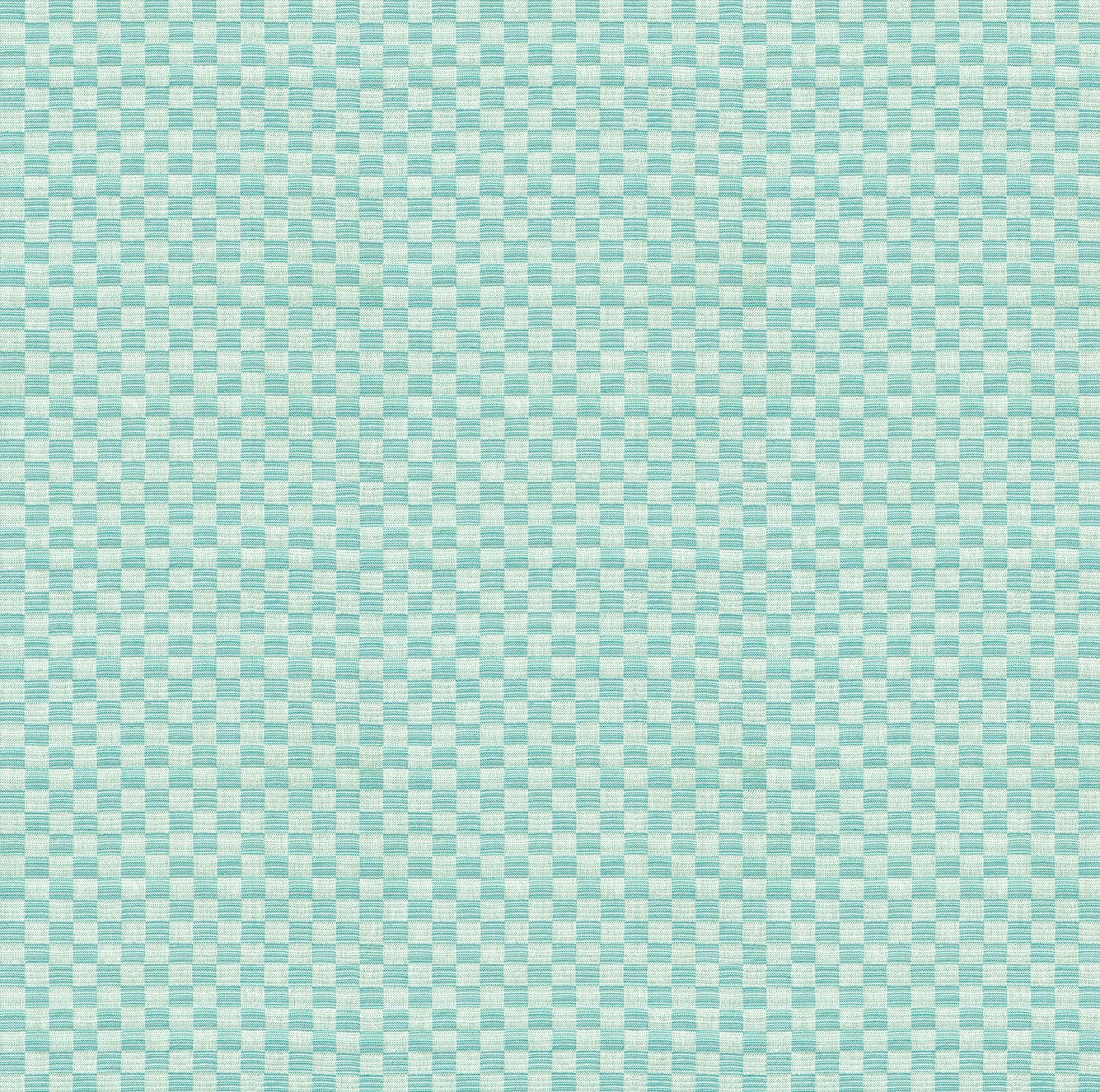 Teal and white checkered pattern