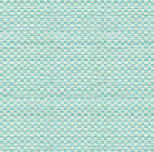 Teal and white checkered pattern