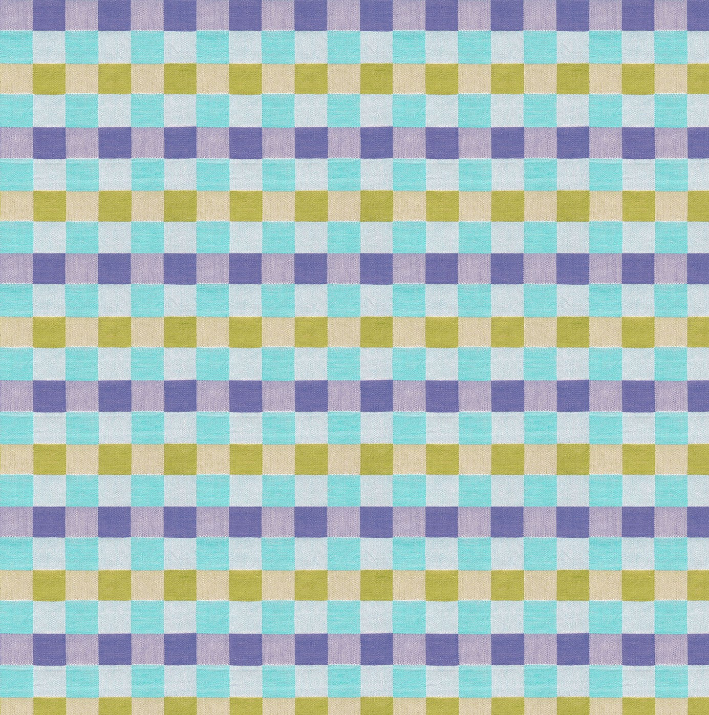 Checkered pattern with blue, green, and purple squares