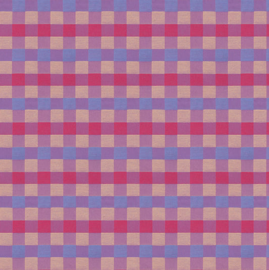 Checkered pattern with red and blue squares