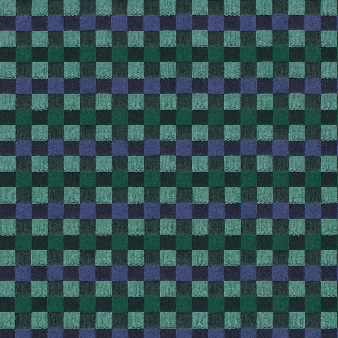 Checkered pattern with alternating blue and green squares