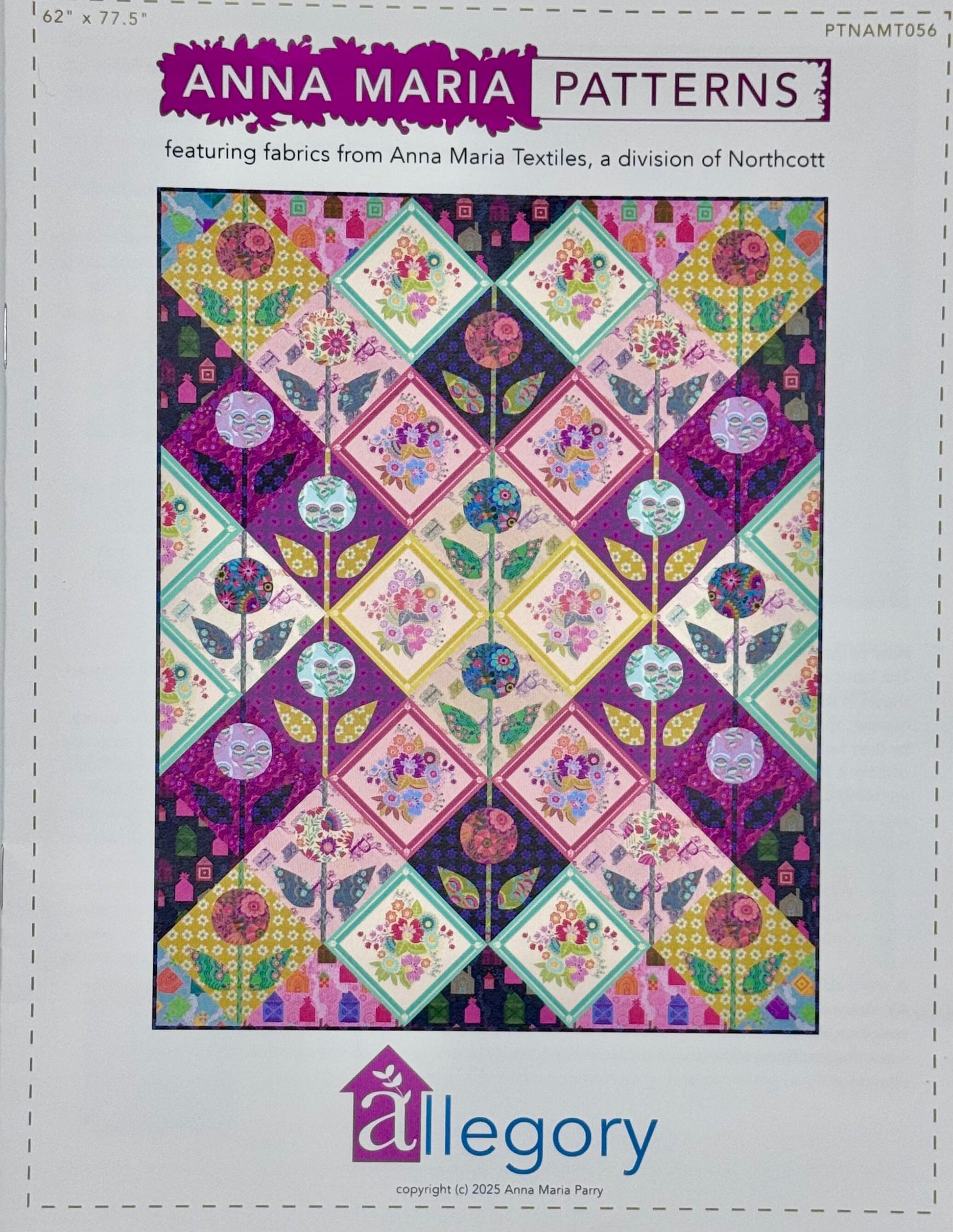 Allegory fabric collection by Anna Maria Textiles for Northcott - quilt kit fabrics and materials